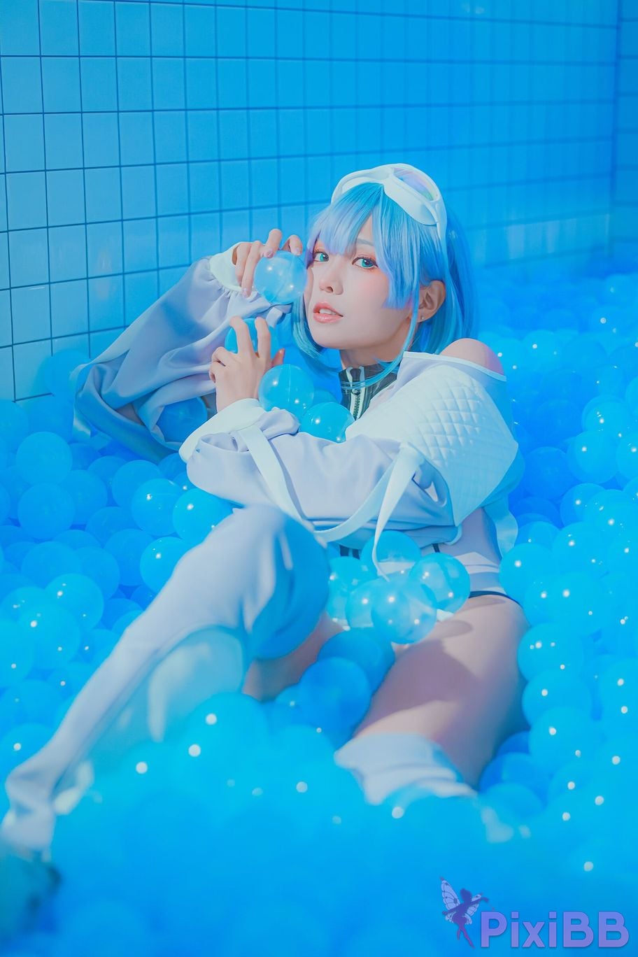 Cosplay Ely eee ElyEE child Clear Blue Drift PixiBB.COM 027