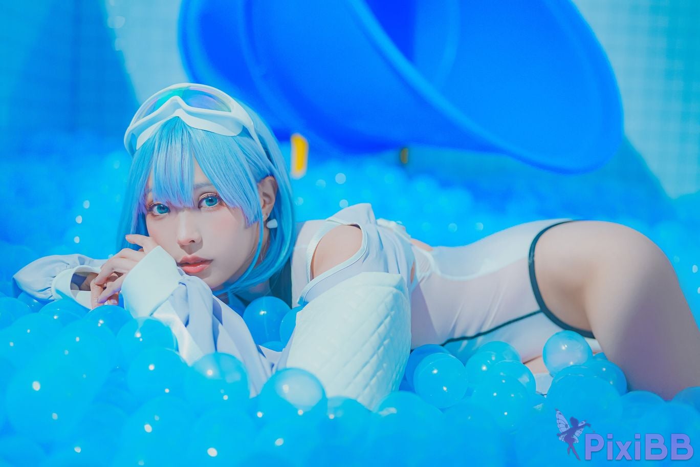 Cosplay Ely eee ElyEE child Clear Blue Drift PixiBB.COM 028