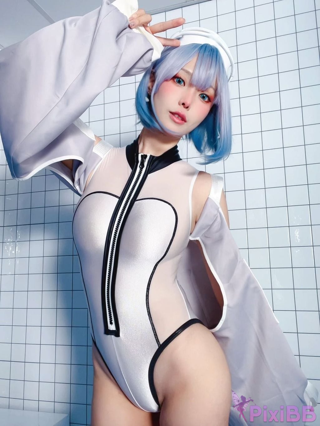Cosplay Ely eee ElyEE child Clear Blue Drift PixiBB.COM 031