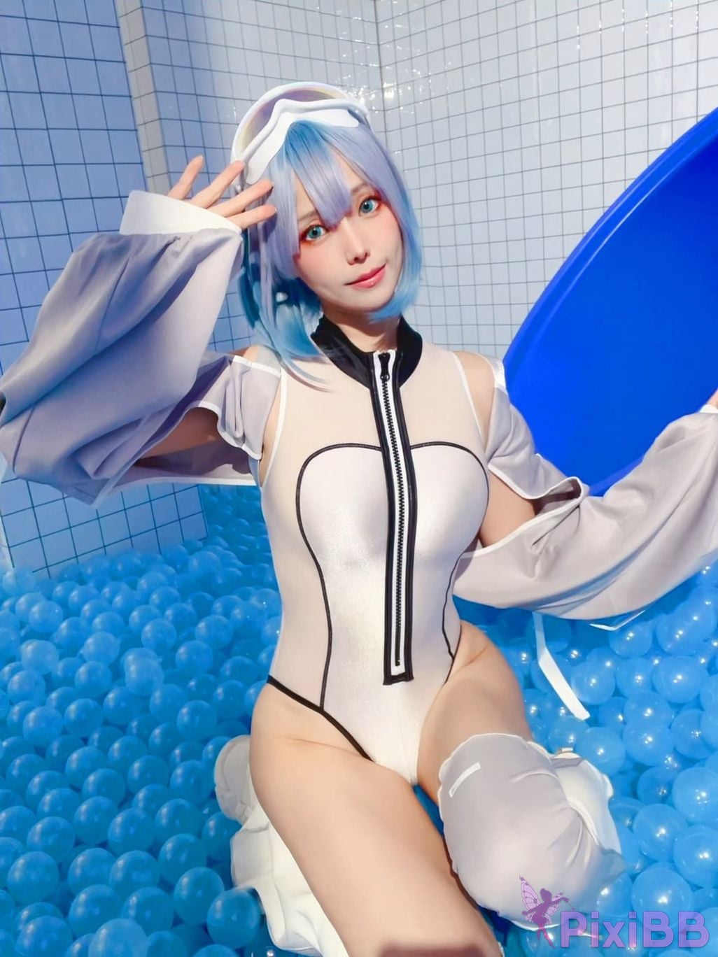 Cosplay Ely eee ElyEE child Clear Blue Drift PixiBB.COM 032