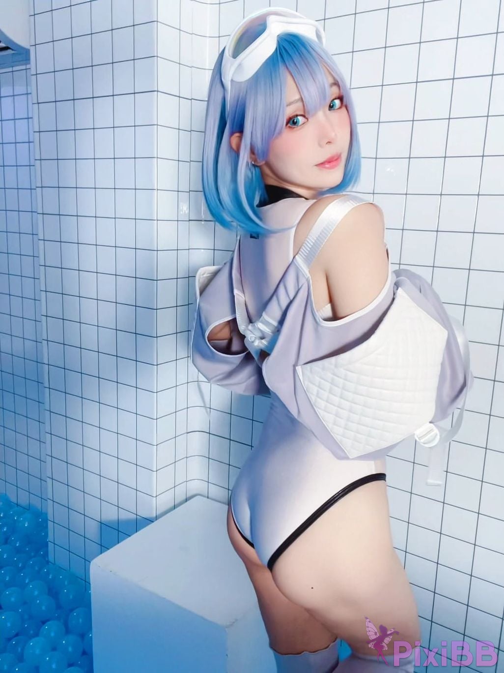 Cosplay Ely eee ElyEE child Clear Blue Drift PixiBB.COM 033
