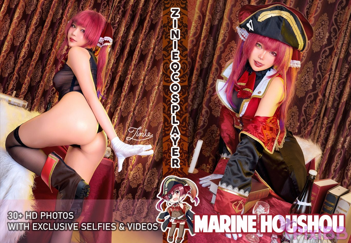 Coser ZinieQ Hololive Marine Houshou PixiBB.COM 034