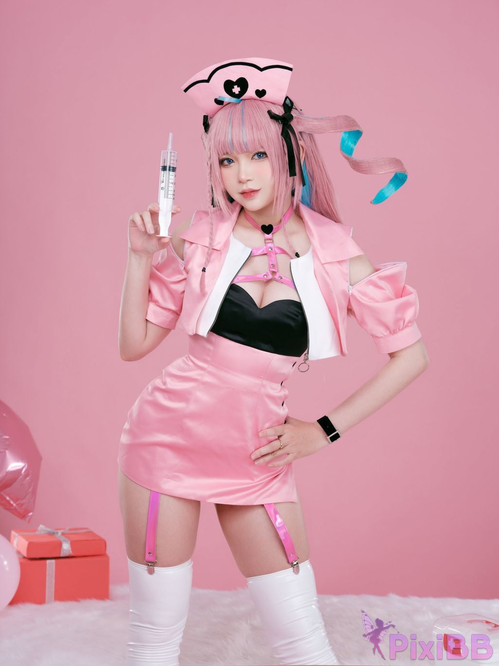 Coser ZinieQ Hololive Aqua Minato PixiBB.COM 001