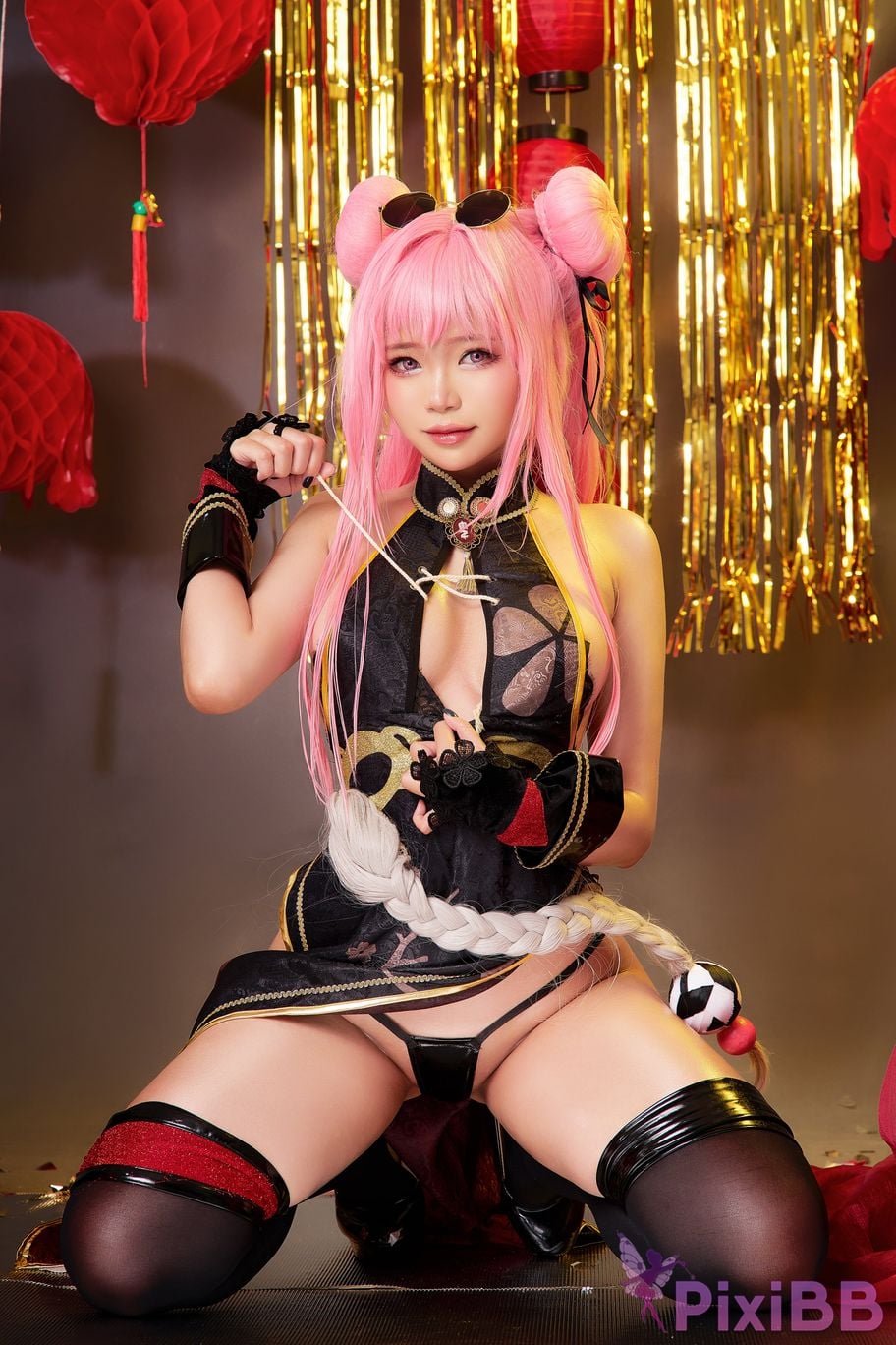 Coser ZinieQ Azur Lane Bremerton Qipao PixiBB.COM 007