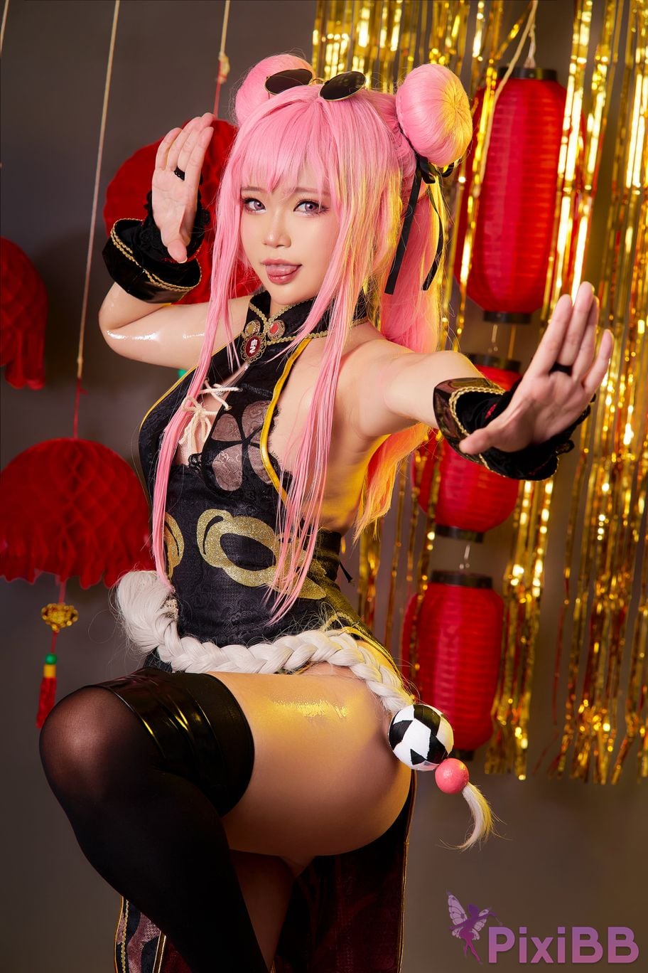 Coser ZinieQ Azur Lane Bremerton Qipao PixiBB.COM 022