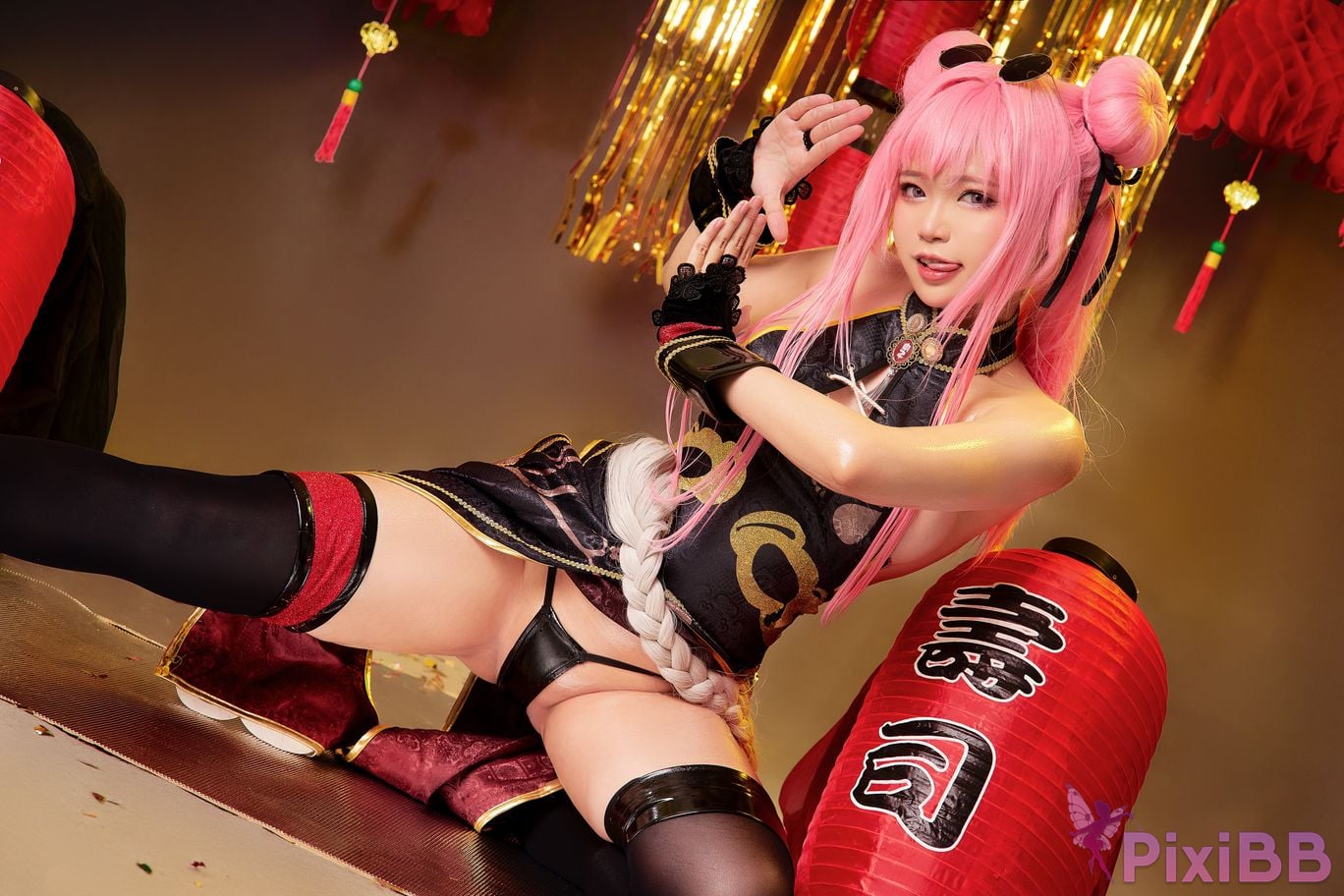 Coser ZinieQ Azur Lane Bremerton Qipao PixiBB.COM 028