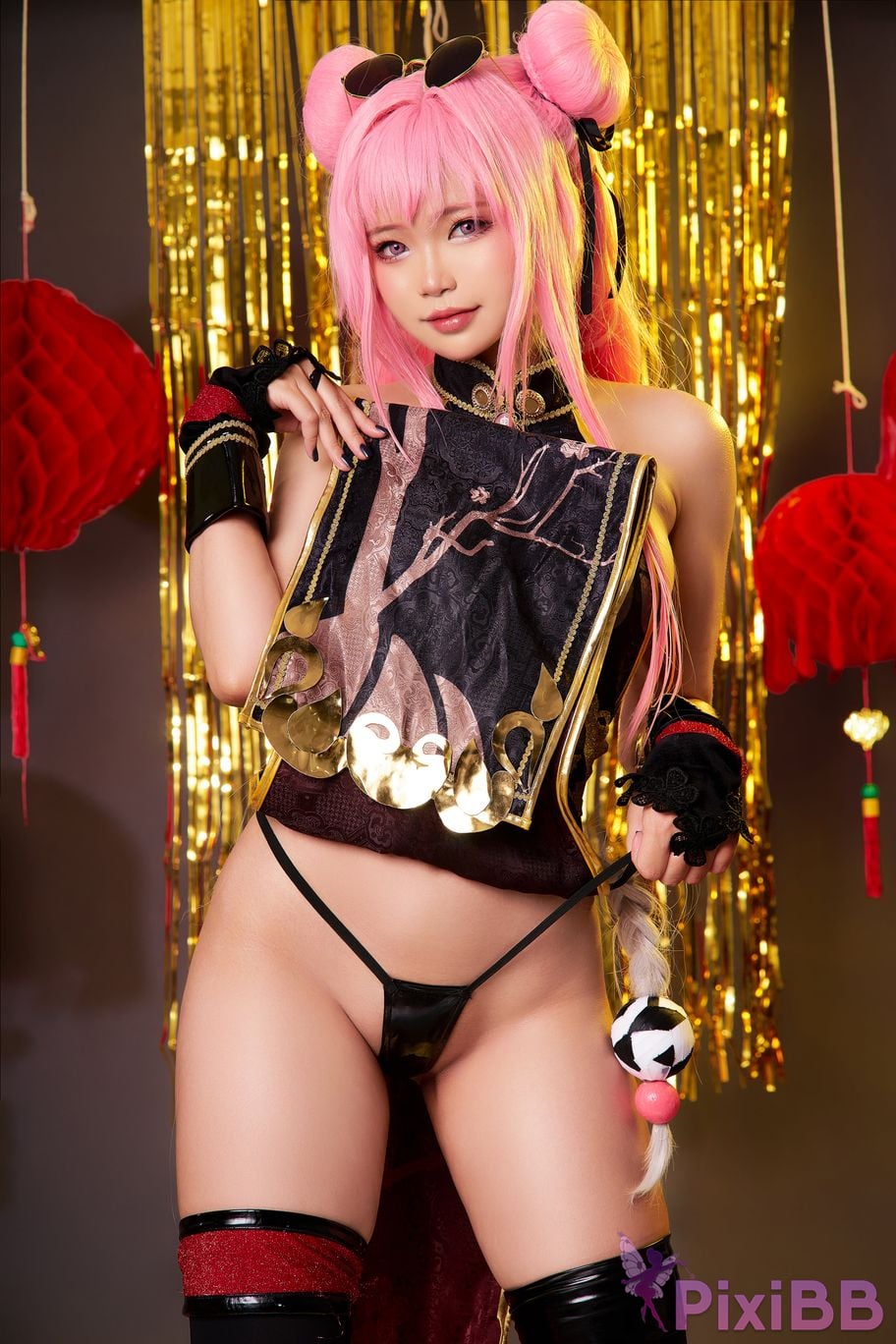 Coser ZinieQ Azur Lane Bremerton Qipao PixiBB.COM 030