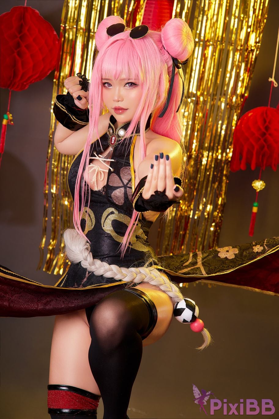 Coser ZinieQ Azur Lane Bremerton Qipao PixiBB.COM 031