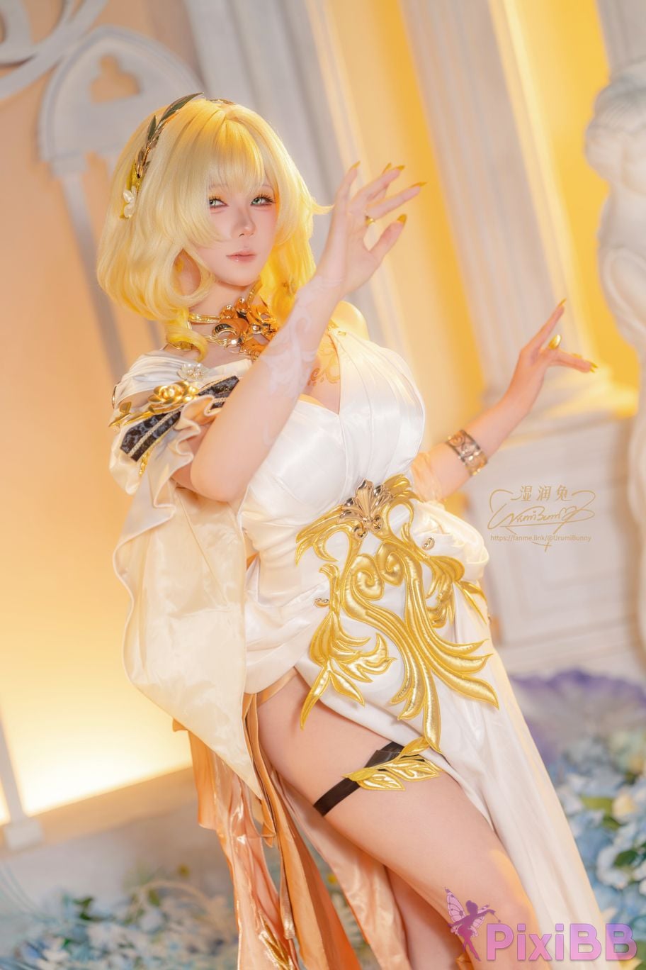 Cosplayer Sticky Dumpling Rabbit 2026 Year 07 monthly works Collapse Stardome Railway aglaia PixiBB.COM 015
