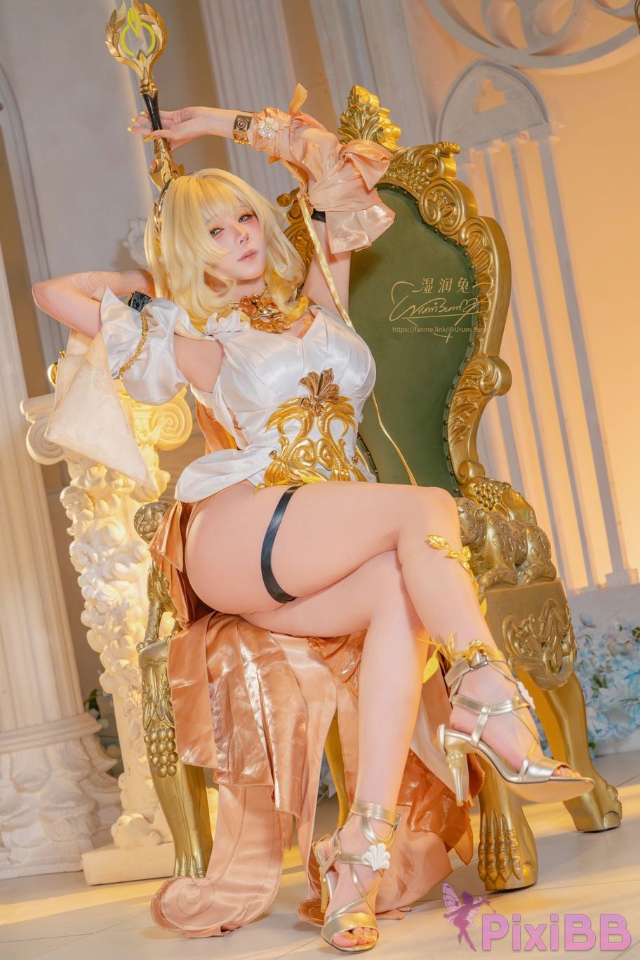 Cosplayer Sticky Dumpling Rabbit 2026 Year 07 monthly works Collapse Stardome Railway aglaia PixiBB.COM 037