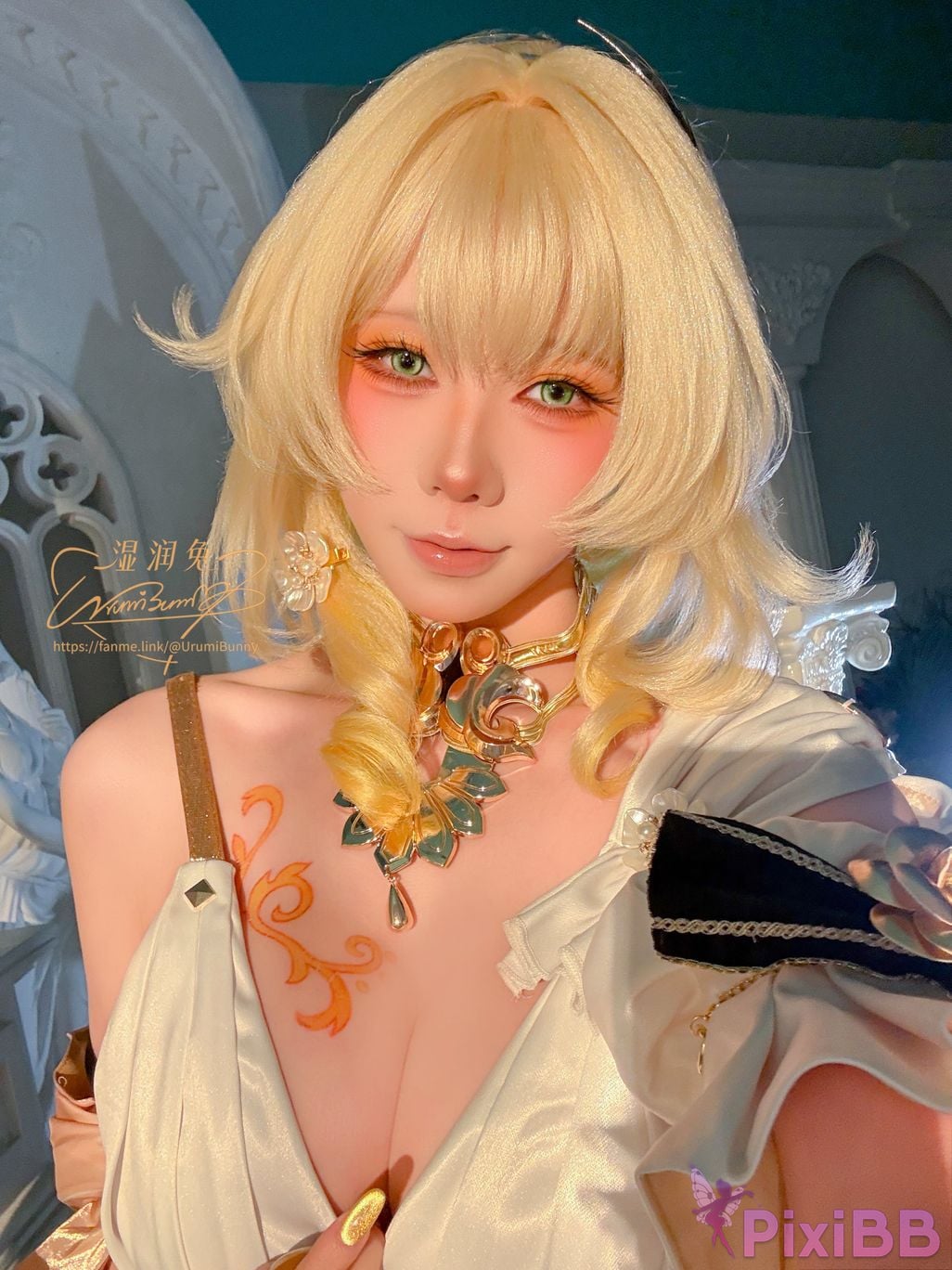 Cosplayer Sticky Dumpling Rabbit 2026 Year 07 monthly works Collapse Stardome Railway aglaia PixiBB.COM 084