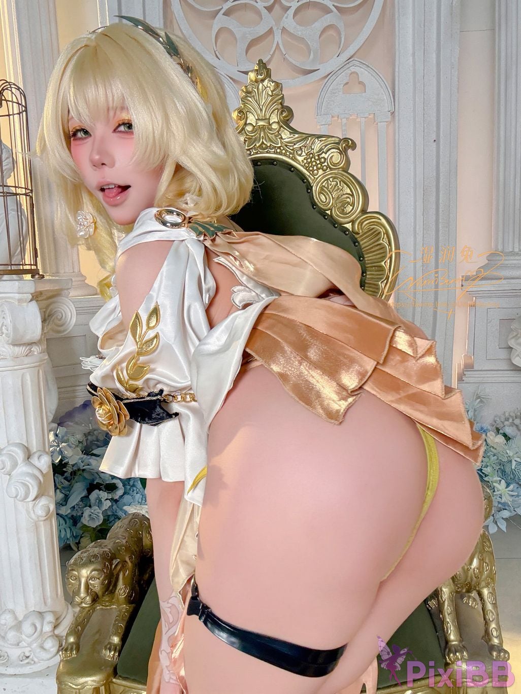 Cosplayer Sticky Dumpling Rabbit 2026 Year 07 monthly works Collapse Stardome Railway aglaia PixiBB.COM 088