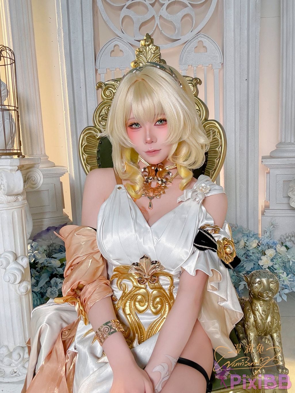 Cosplayer Sticky Dumpling Rabbit 2026 Year 07 monthly works Collapse Stardome Railway aglaia PixiBB.COM 090