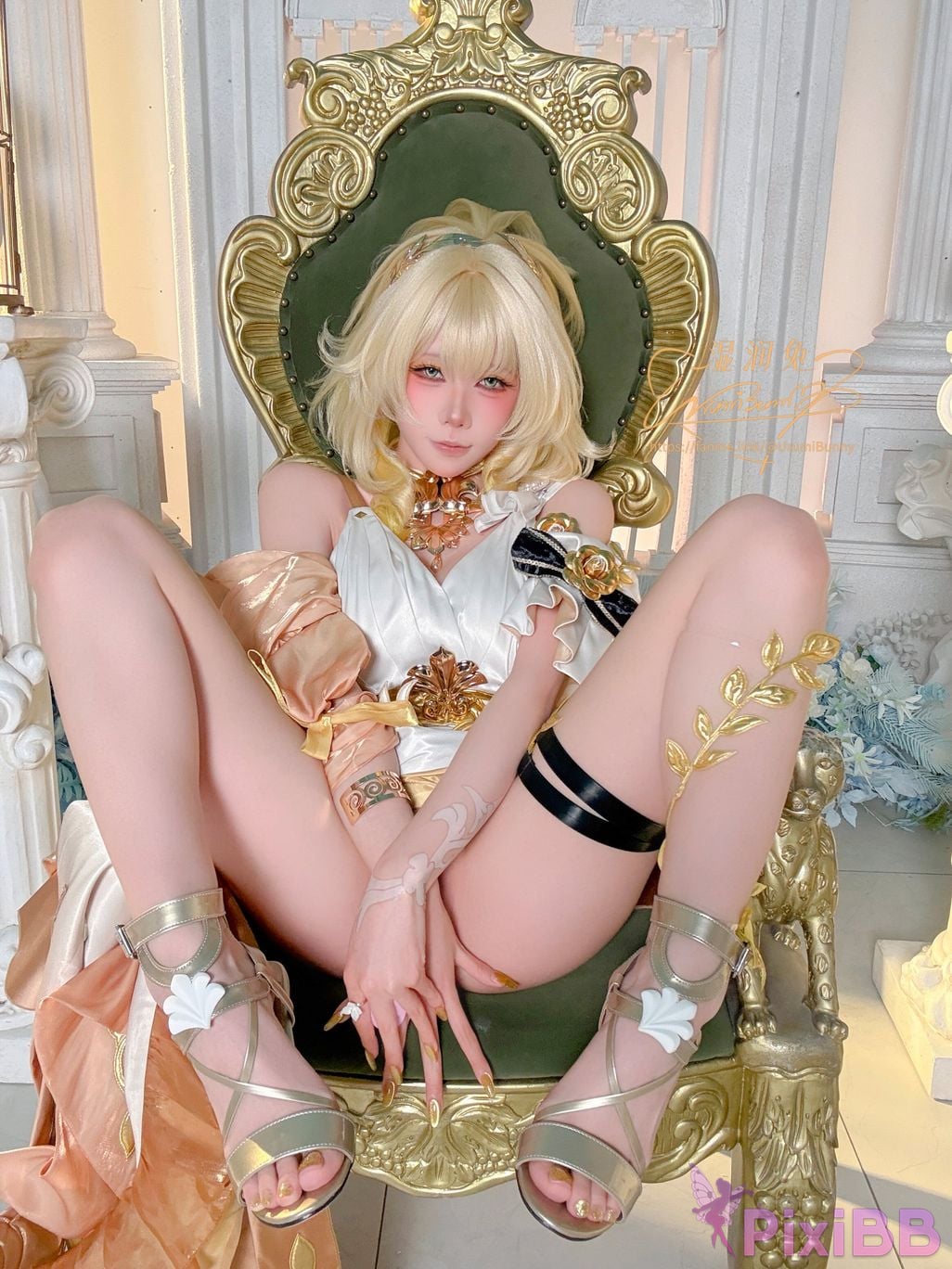 Cosplayer Sticky Dumpling Rabbit 2026 Year 07 monthly works Collapse Stardome Railway aglaia PixiBB.COM 096