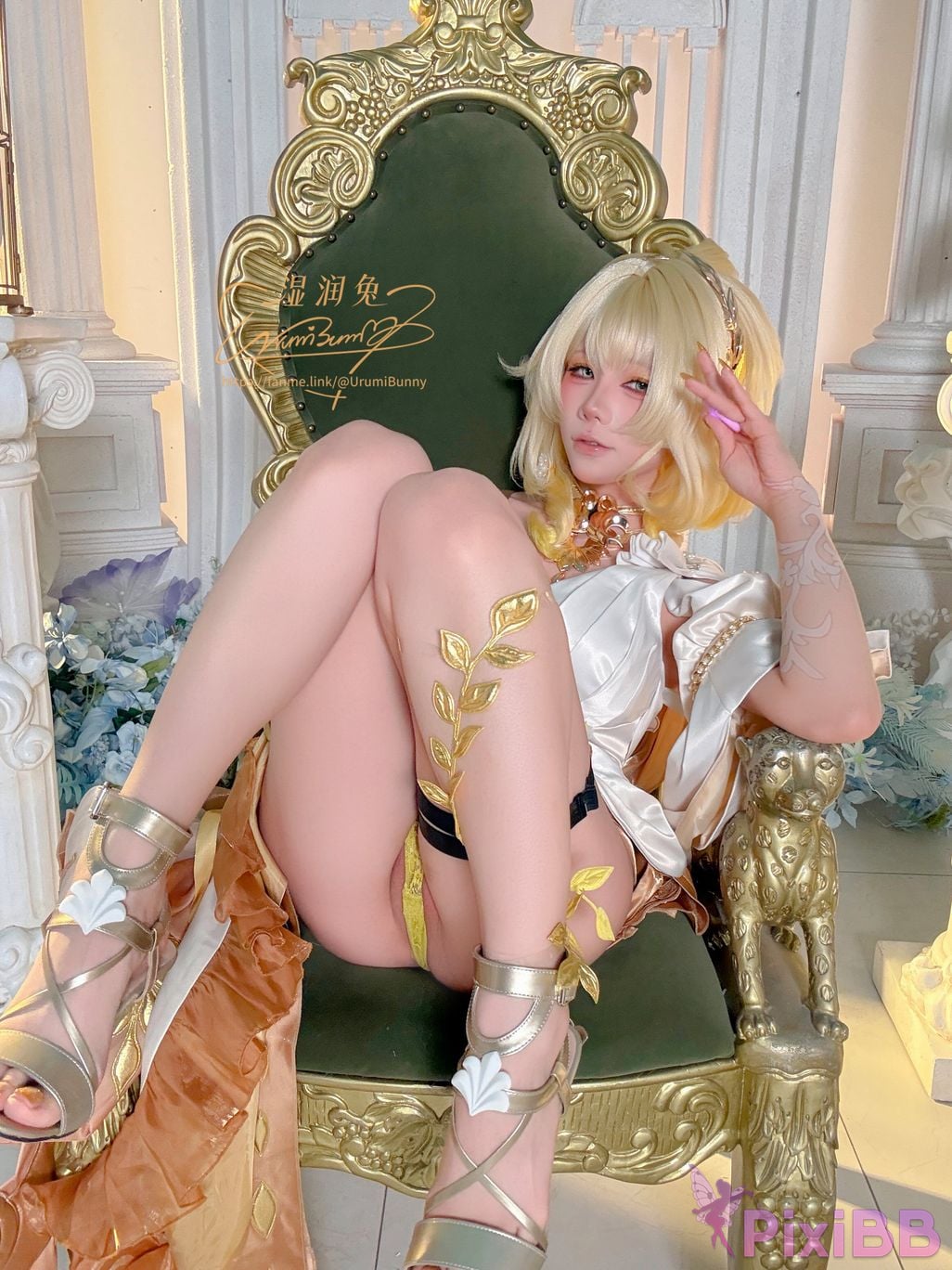 Cosplayer Sticky Dumpling Rabbit 2026 Year 07 monthly works Collapse Stardome Railway aglaia PixiBB.COM 099
