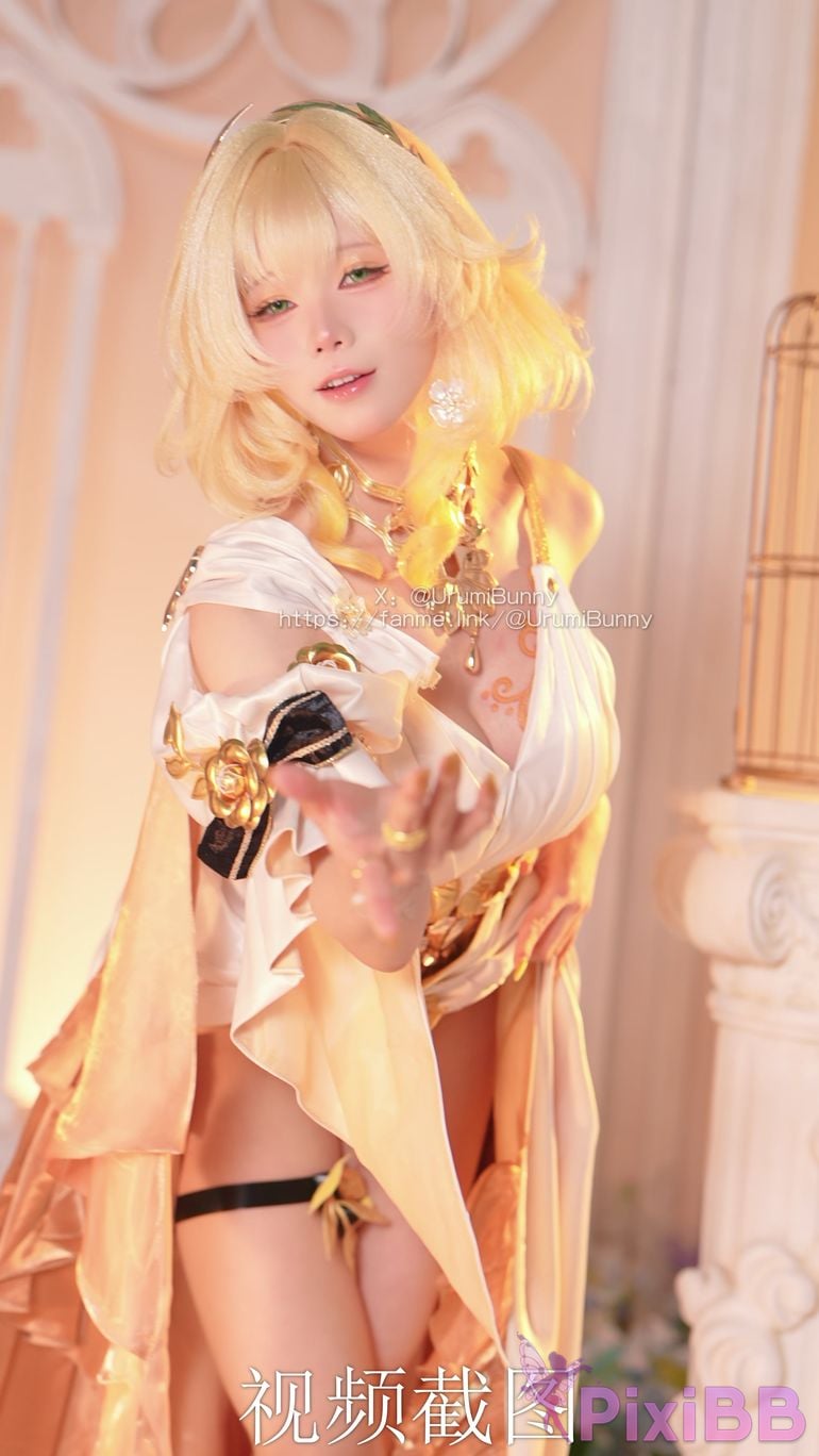 Cosplayer Sticky Dumpling Rabbit 2026 Year 07 monthly works Collapse Stardome Railway aglaia PixiBB.COM 118