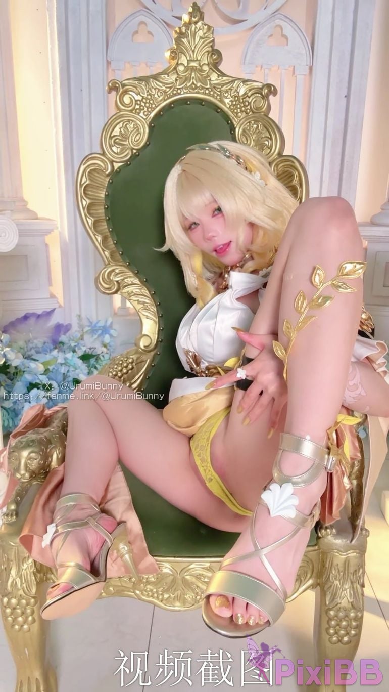 Cosplayer Sticky Dumpling Rabbit 2026 Year 07 monthly works Collapse Stardome Railway aglaia PixiBB.COM 127