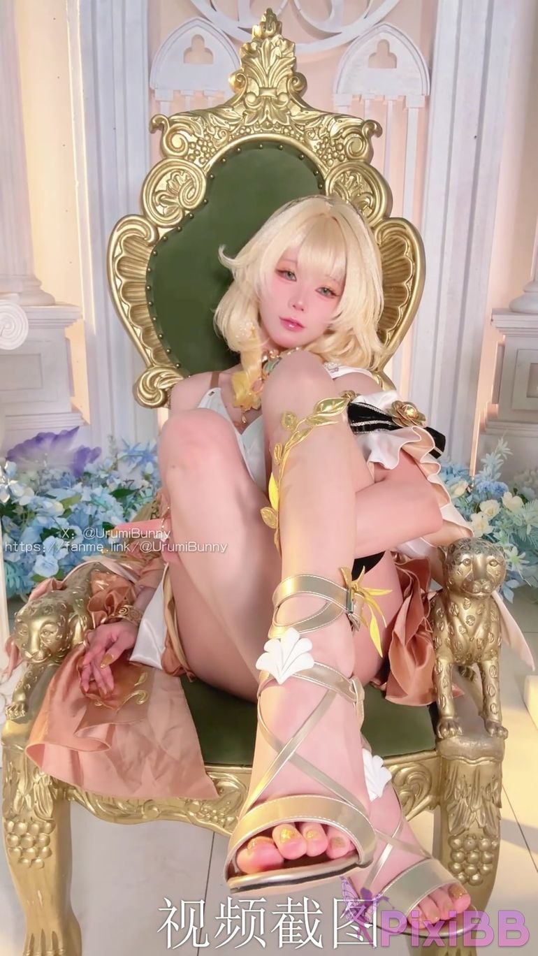 Cosplayer Sticky Dumpling Rabbit 2026 Year 07 monthly works Collapse Stardome Railway aglaia PixiBB.COM 129
