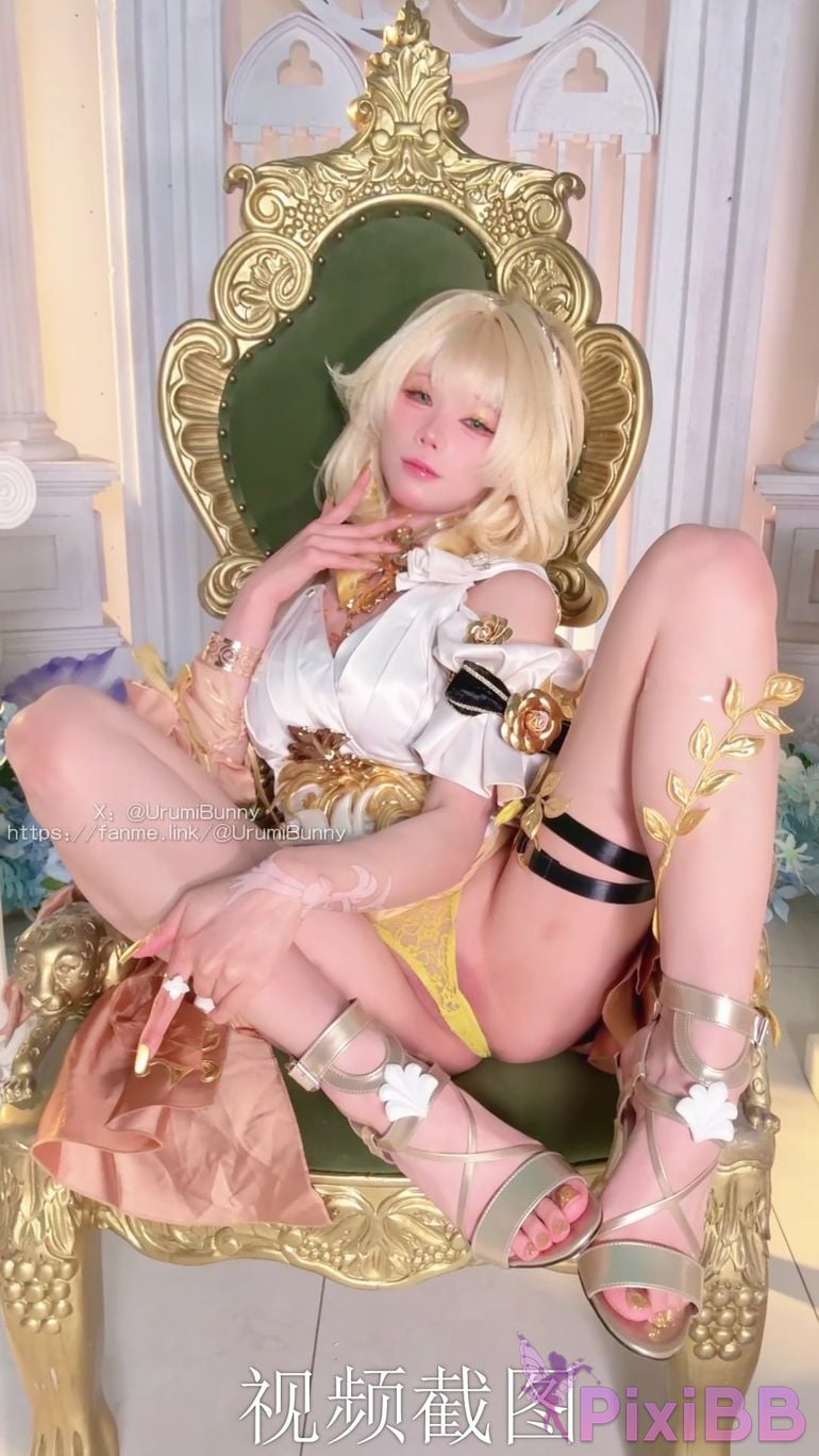 Cosplayer Sticky Dumpling Rabbit 2026 Year 07 monthly works Collapse Stardome Railway aglaia PixiBB.COM 132