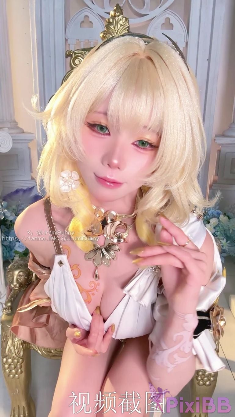 Cosplayer Sticky Dumpling Rabbit 2026 Year 07 monthly works Collapse Stardome Railway aglaia PixiBB.COM 135