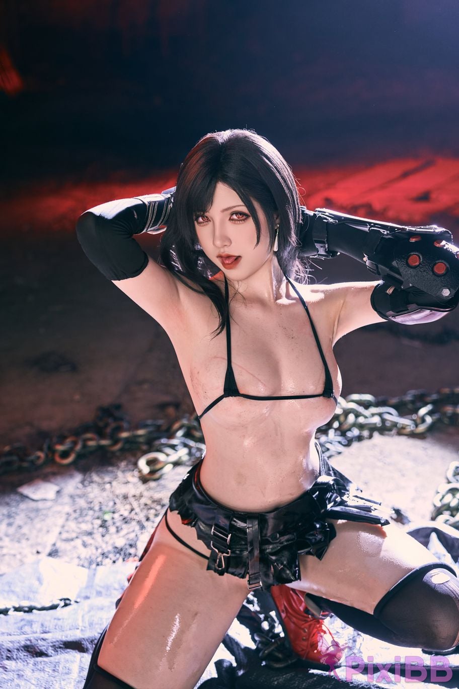 Cosplayer Axun kaOri final fantasy Tifa PixiBB.COM 128