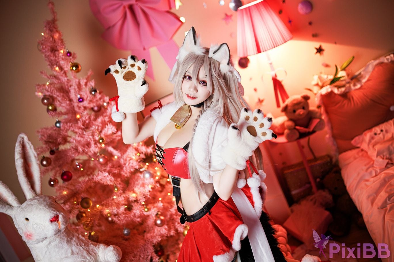 Cosplayer A Xuexue Christmas Eve PixiBB.COM 016