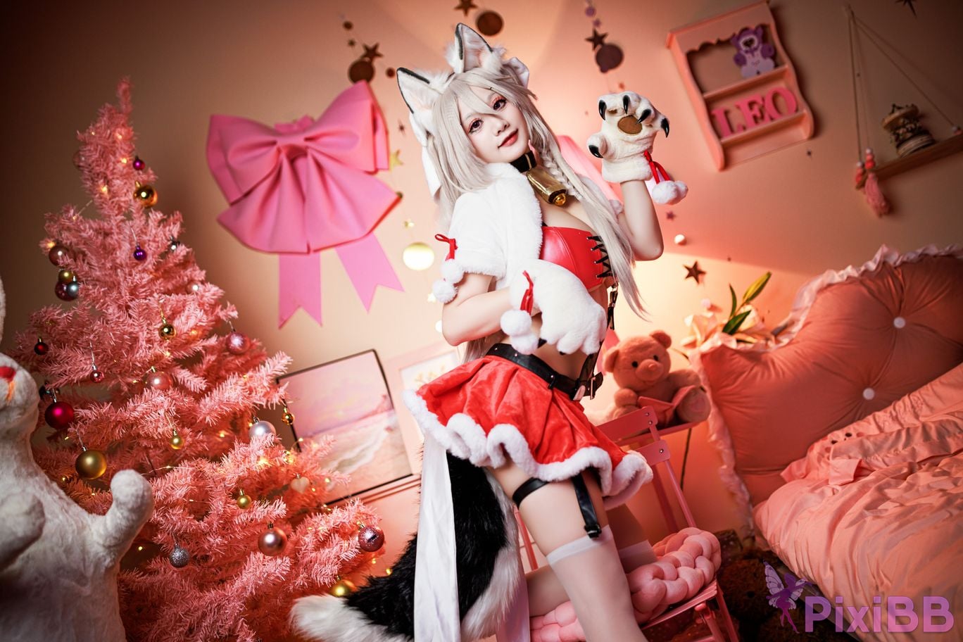 Cosplayer A Xuexue Christmas Eve PixiBB.COM 020