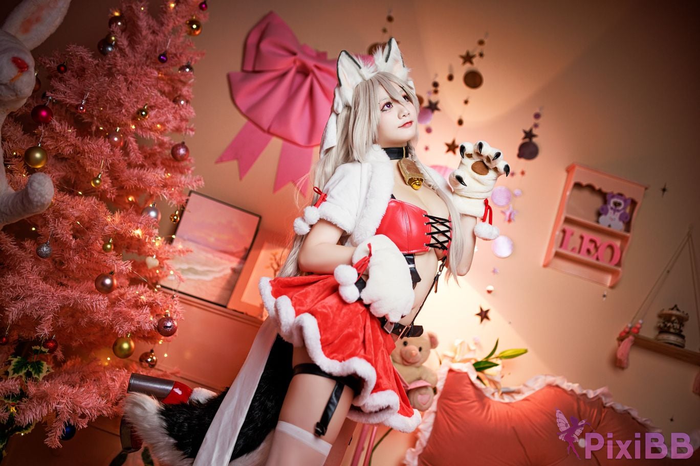 Cosplayer A Xuexue Christmas Eve PixiBB.COM 022