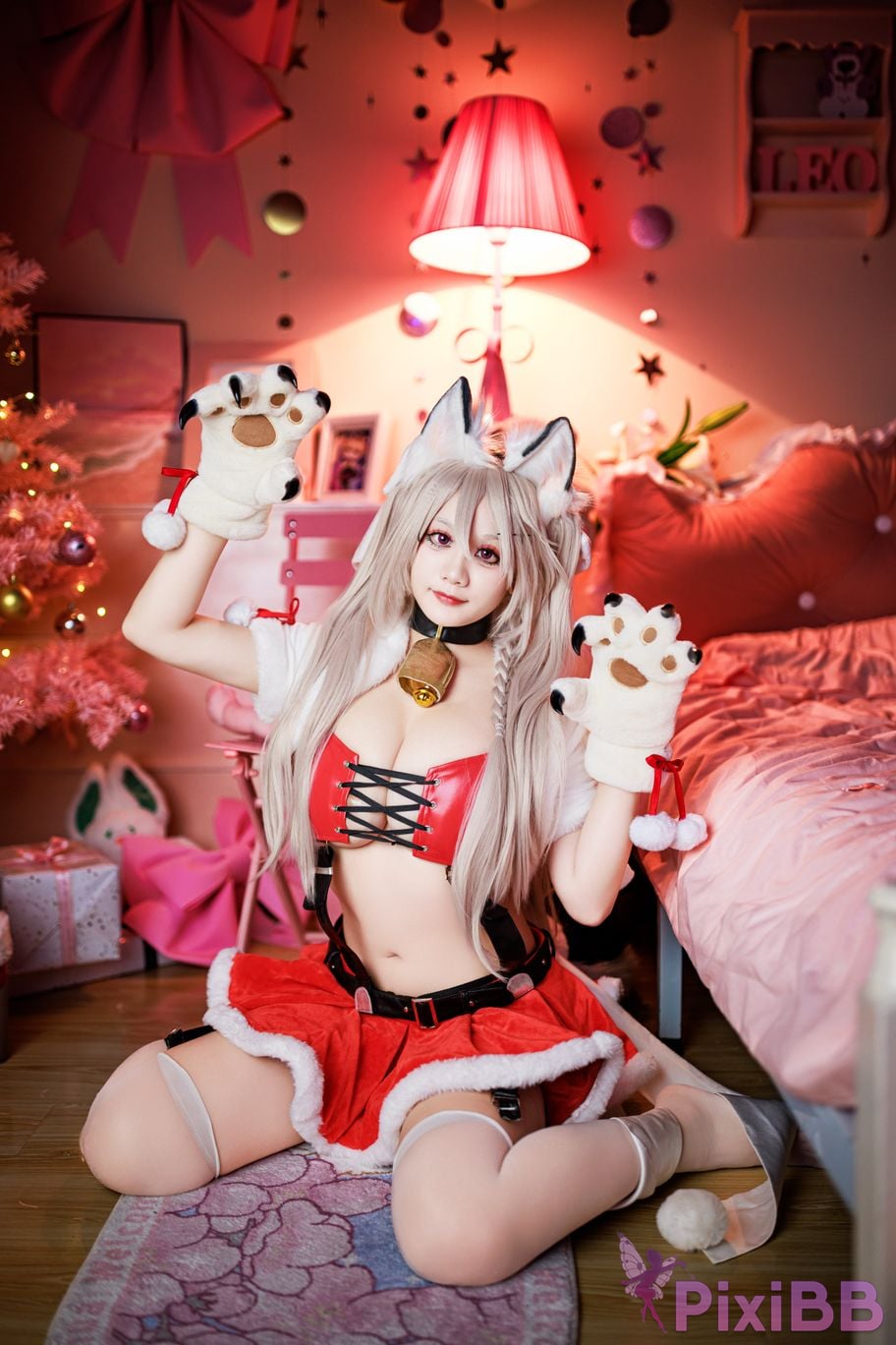 Cosplayer A Xuexue Christmas Eve PixiBB.COM 035