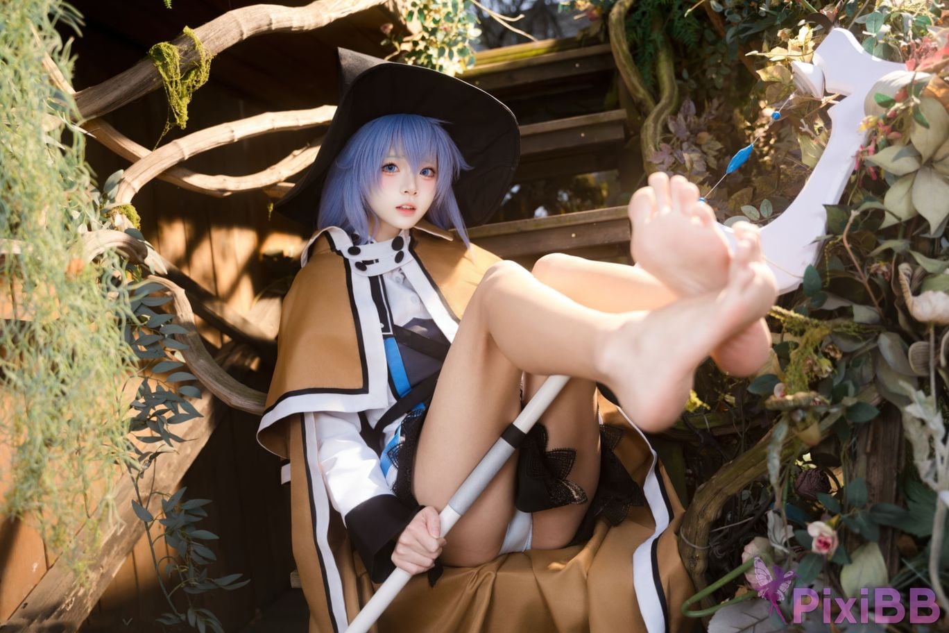 Cosplayer Jiuqi Meow Reincarnation without a job Luo Qixi Migurdiya skin PixiBB.COM 002