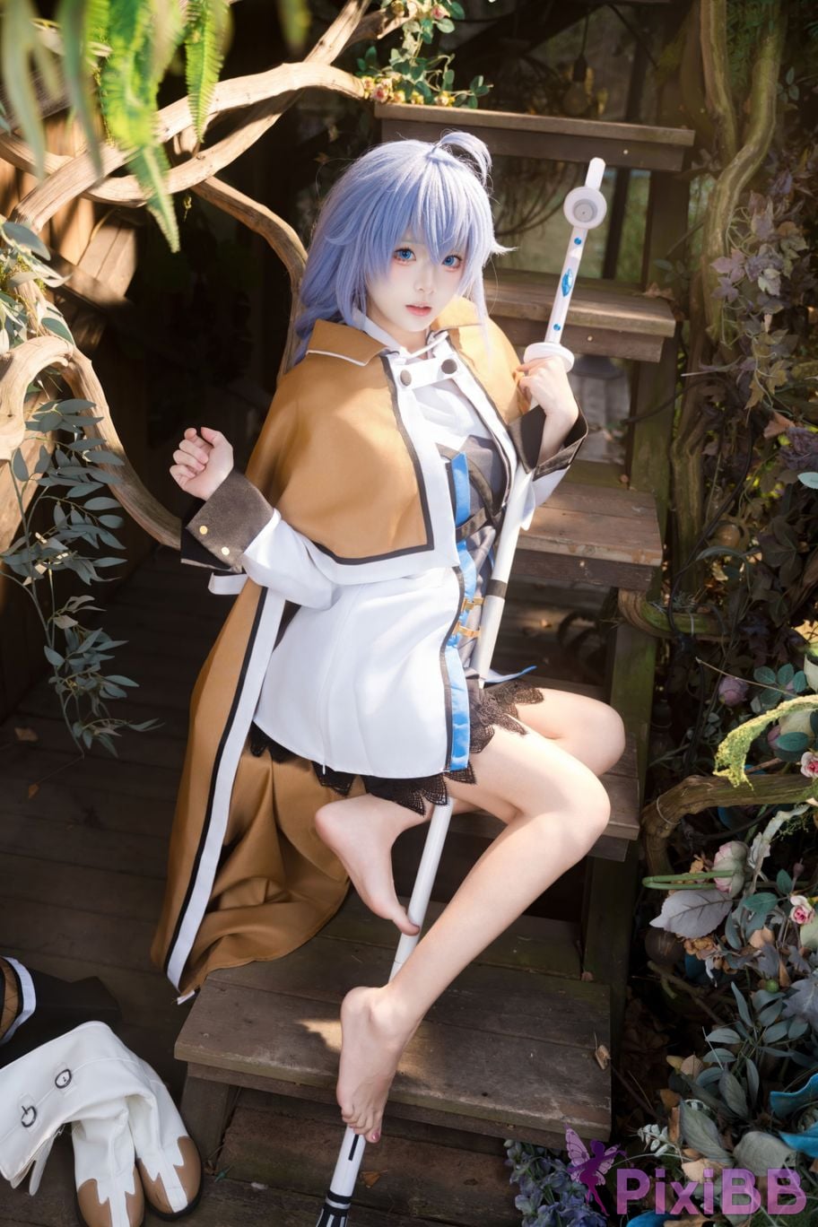 Cosplayer Jiuqi Meow Reincarnation without a job Luo Qixi Migurdiya skin PixiBB.COM 007