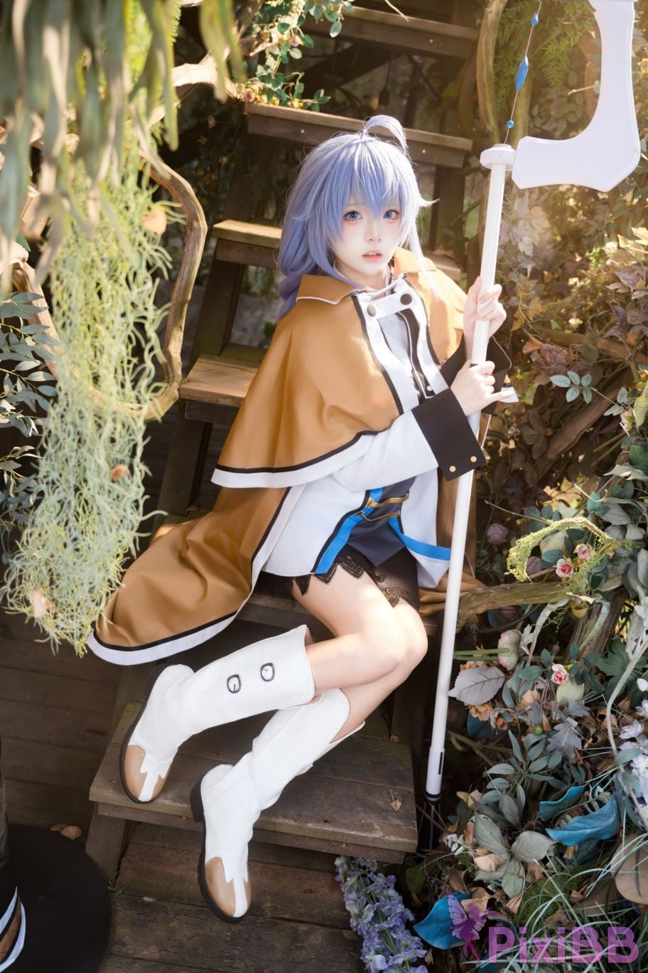 Cosplayer Jiuqi Meow Reincarnation without a job Luo Qixi Migurdiya skin PixiBB.COM 016