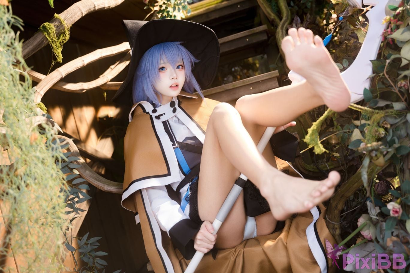Cosplayer Jiuqi Meow Reincarnation without a job Luo Qixi Migurdiya skin PixiBB.COM 023