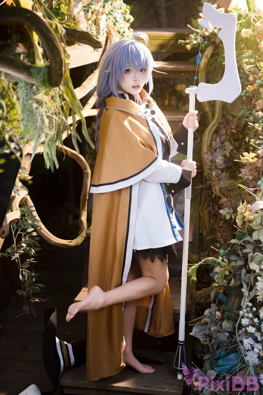 Cosplayer Jiuqi Meow Reincarnation without a job Luo Qixi Migurdiya skin PixiBB.COM 025