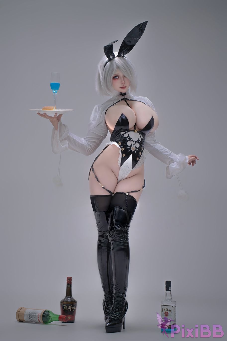 Cosplayer qin kuai Neil 2B bunny girl PixiBB.COM 005