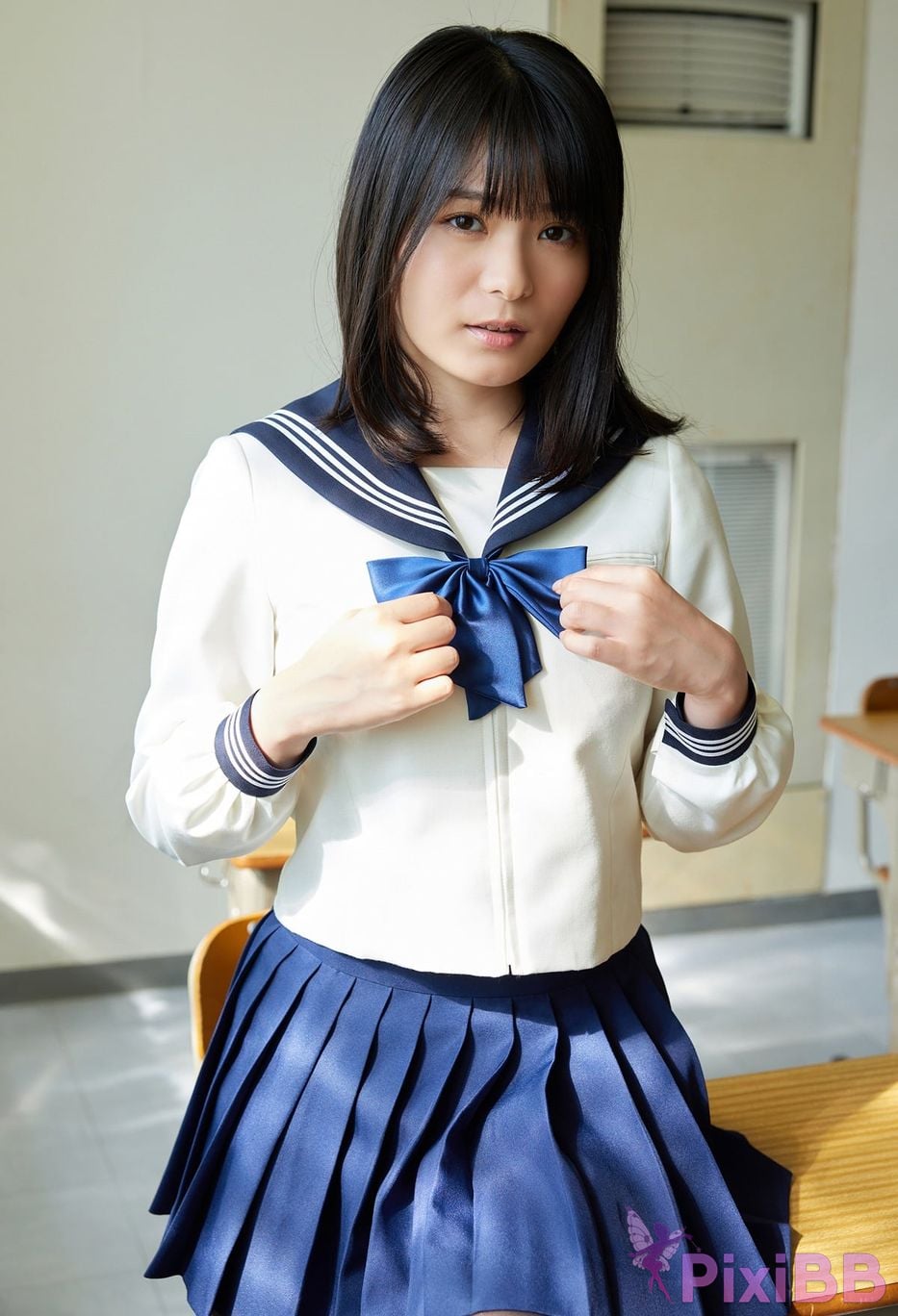 Japanese Idol Mizuki Hoshina Released gravure photo book You can come next to me. PixiBB.COM 009