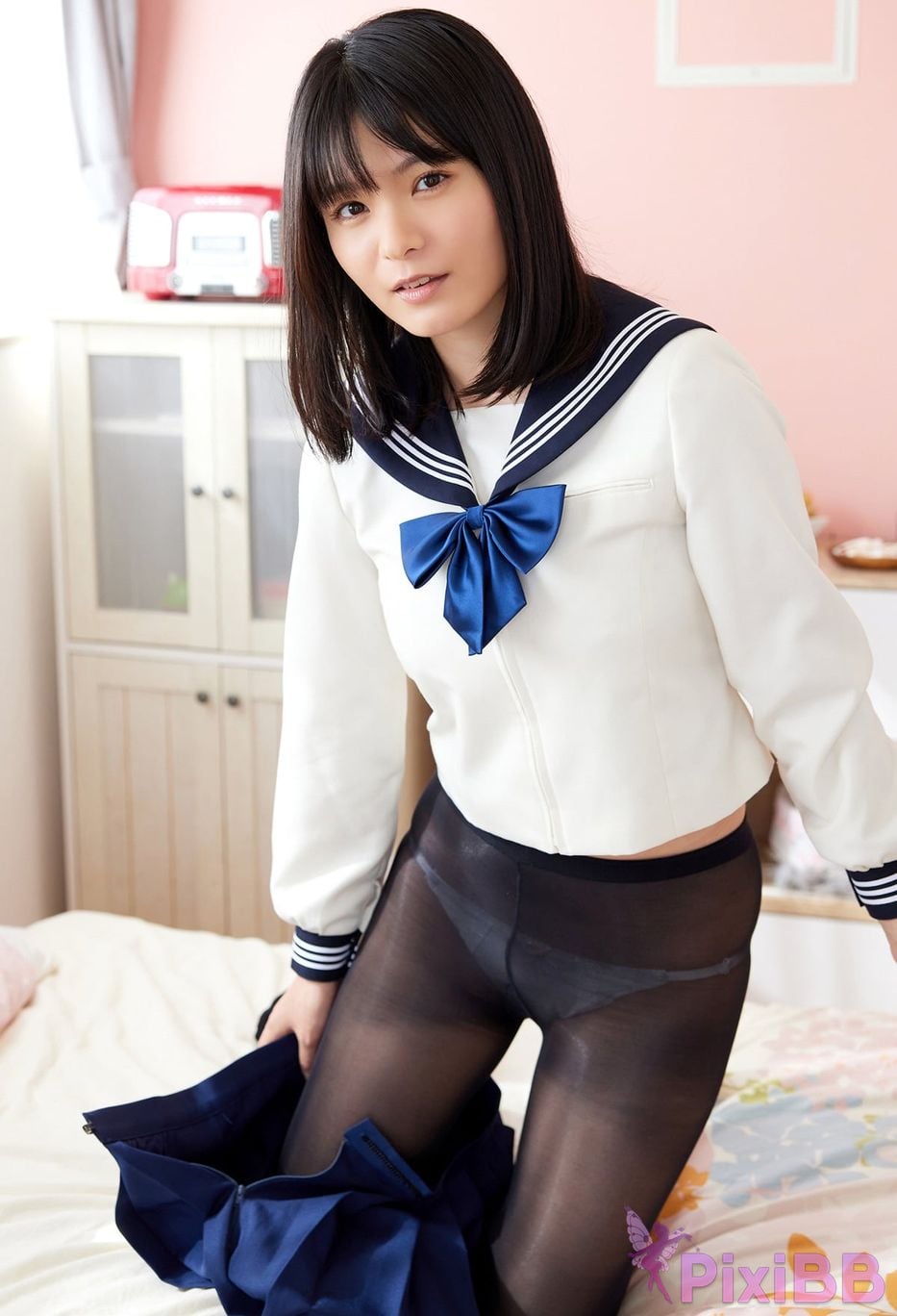 Japanese Idol Mizuki Hoshina Released gravure photo book You can come next to me. PixiBB.COM 026