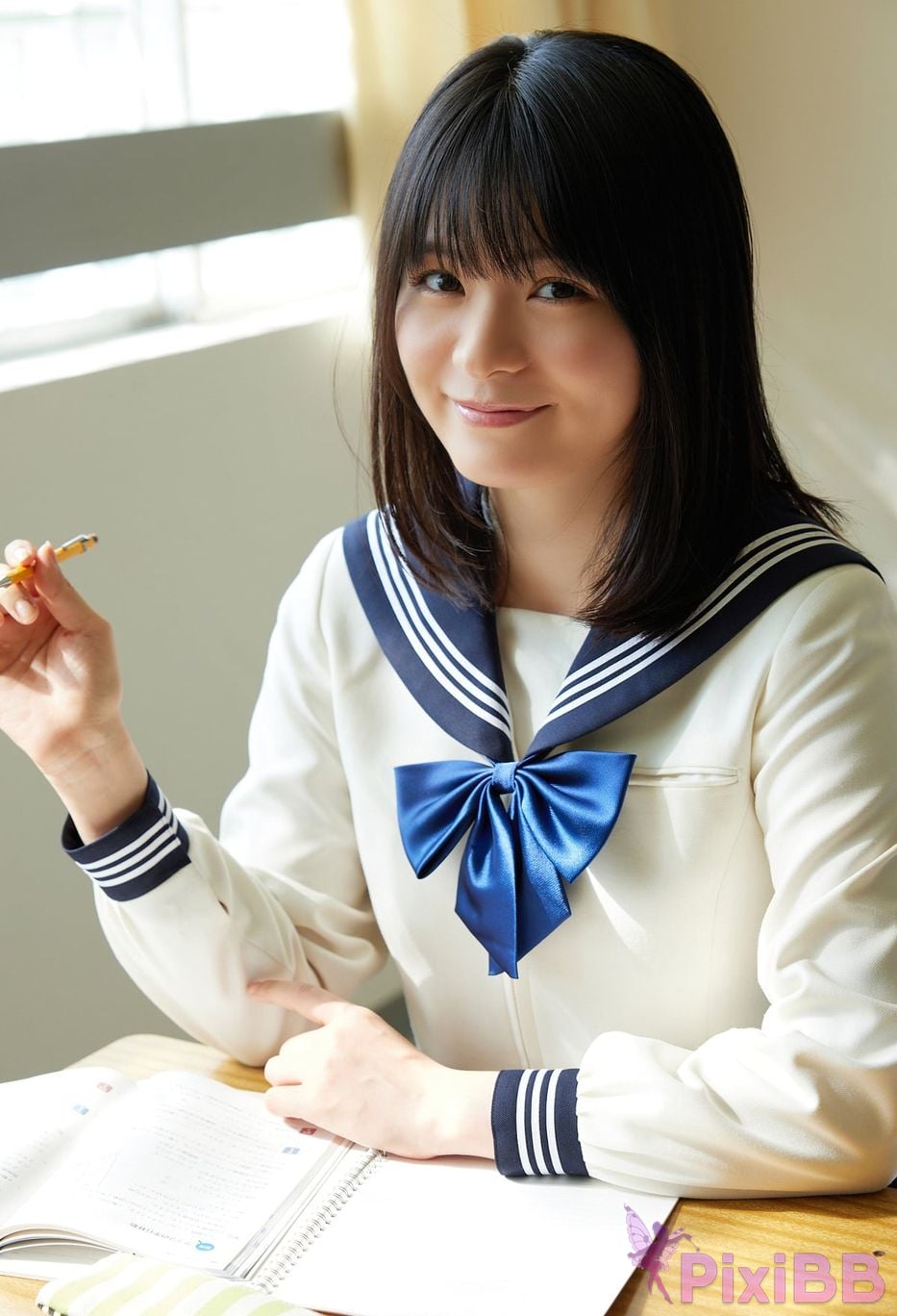 Japanese Idol Mizuki Hoshina Released gravure photo book You can come next to me. PixiBB.COM 034