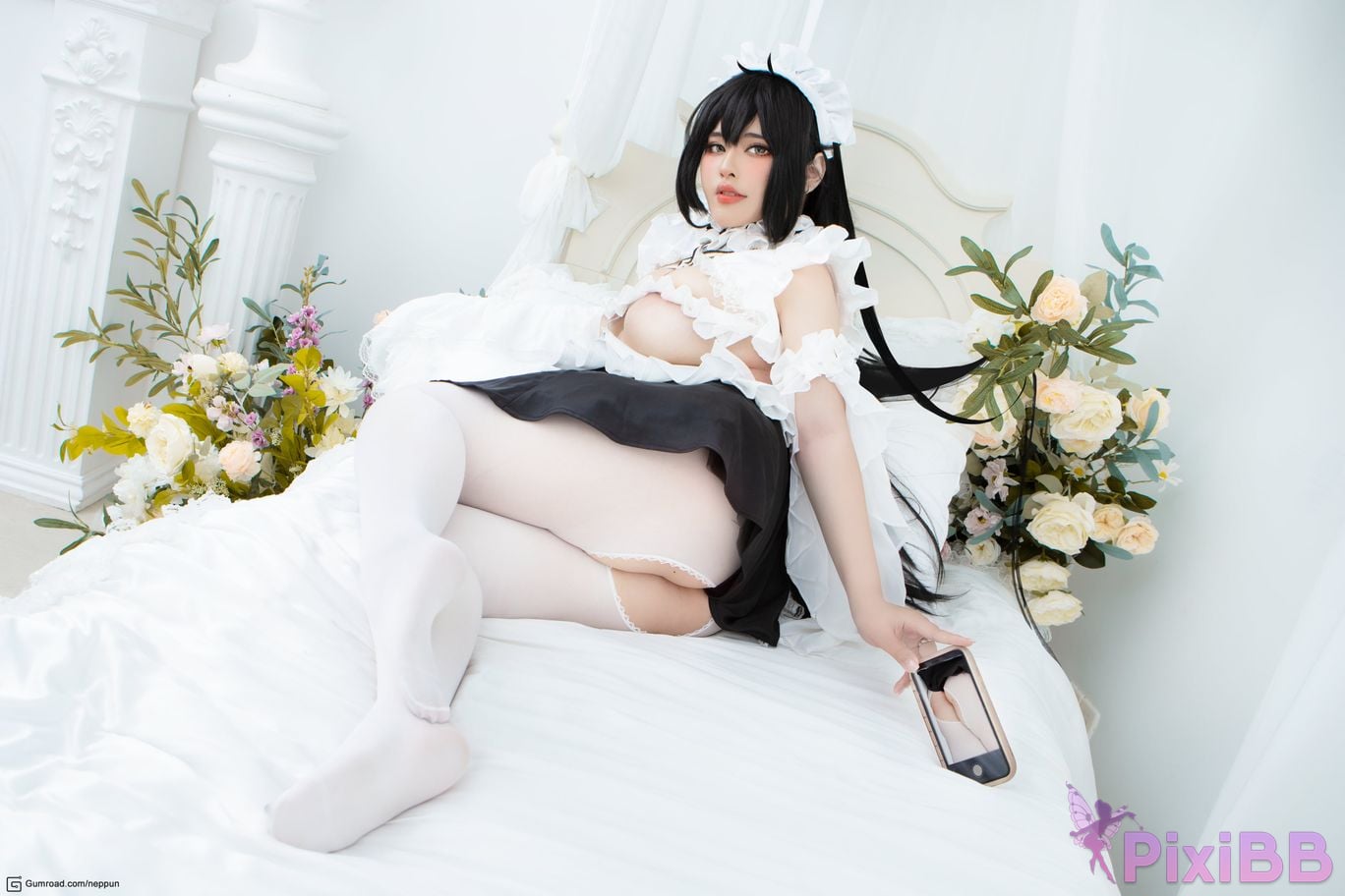 Neppu ネップ Indomitable Maid (Azur Lane) PixiBB.COM 23