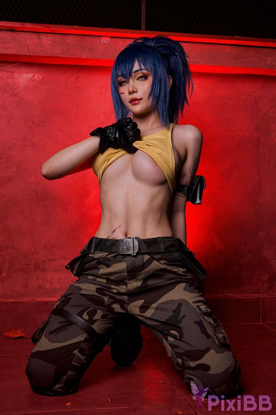 Joyce Lin2x Leona (The King of Fighters) PixiBB.COM 15