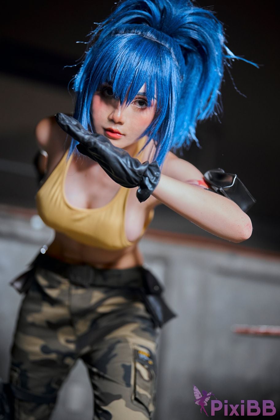 Joyce Lin2x Leona (The King of Fighters) PixiBB.COM 55