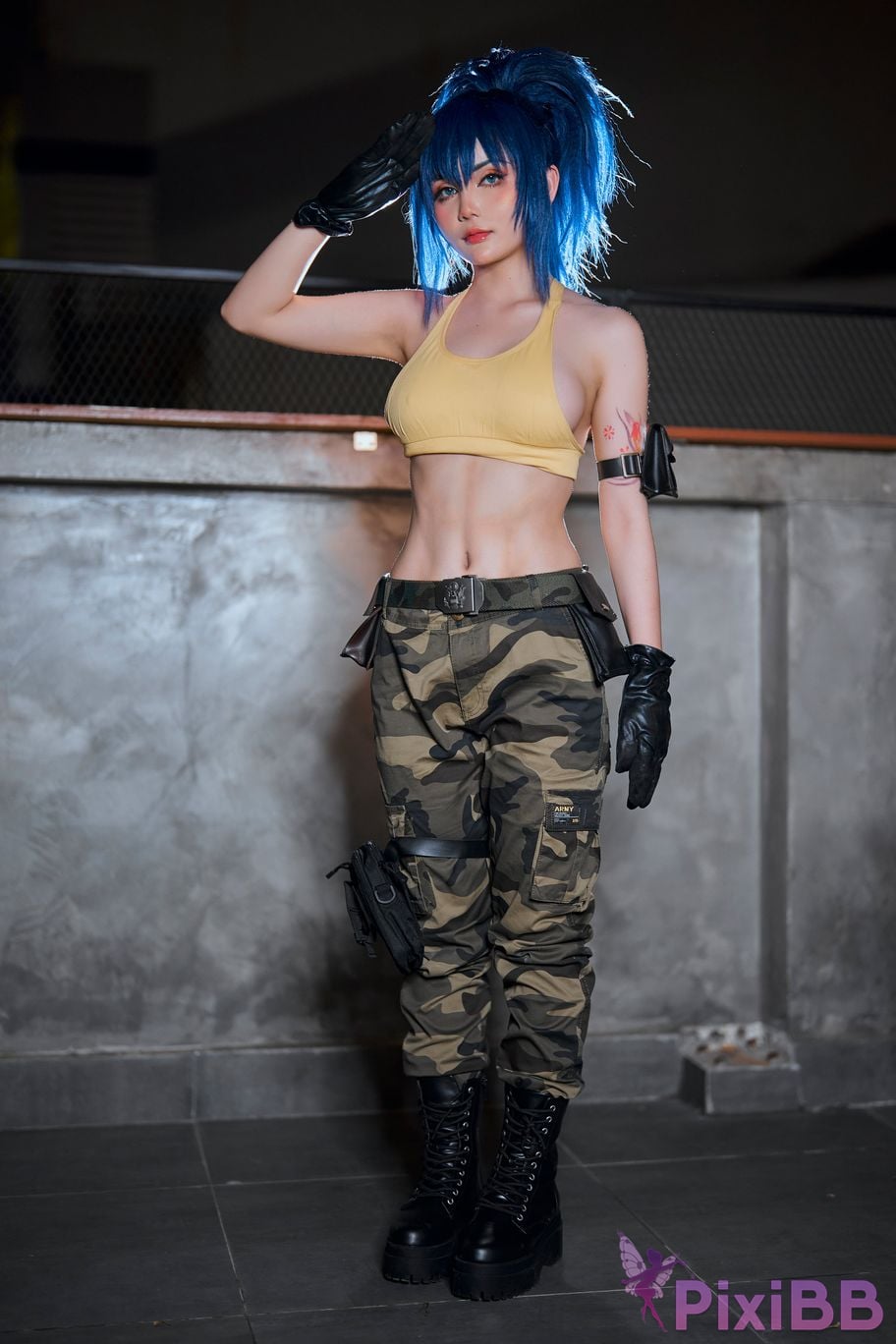 Joyce Lin2x Leona (The King of Fighters) PixiBB.COM
