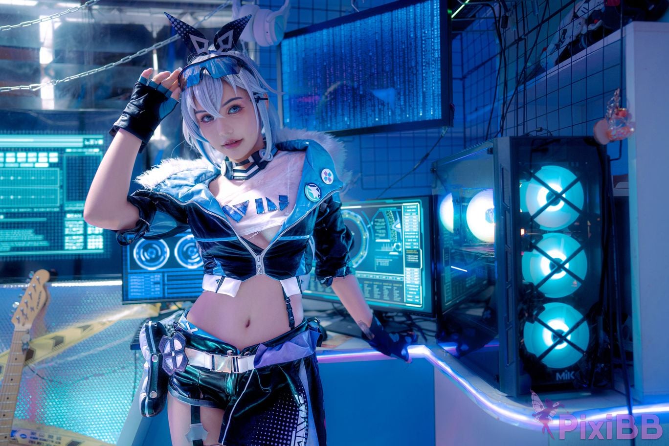 Joyce Lin2x Silver Wolf (Honkai Star Rail) PixiBB.COM 58