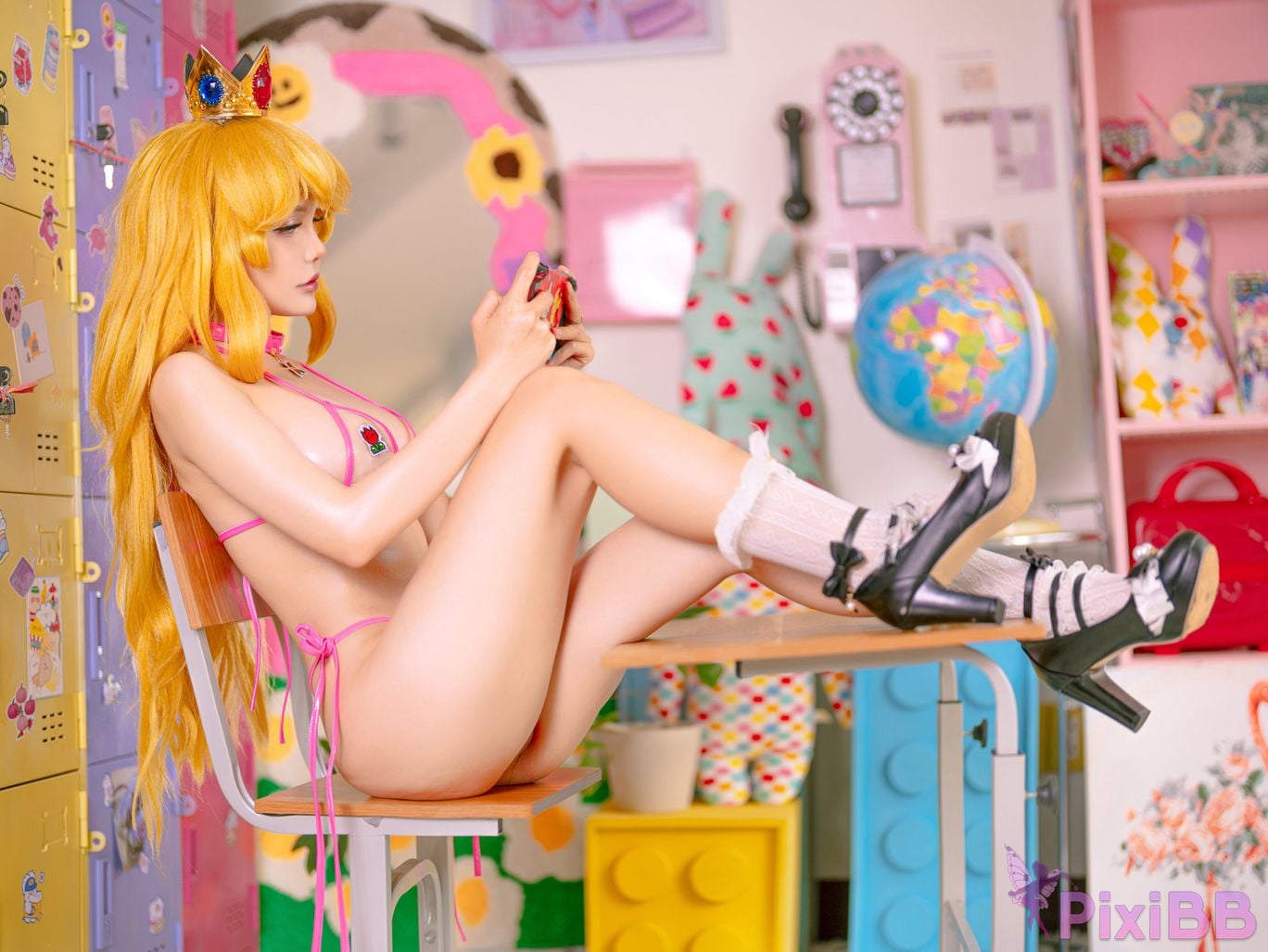 Joyce Lin2x Peach School Girl PixiBB.COM 39