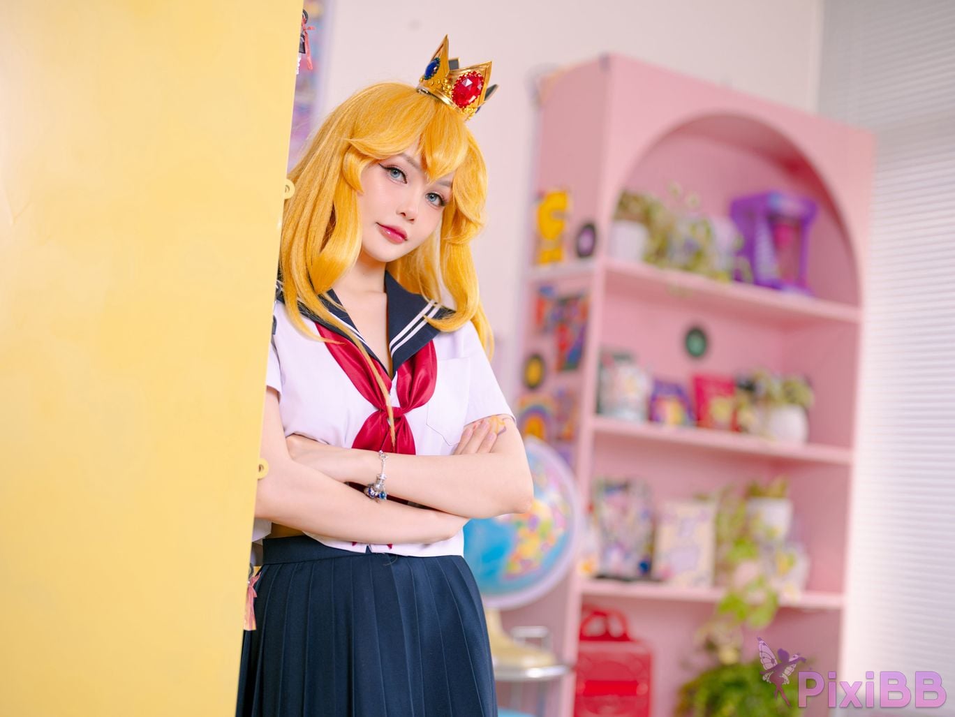 Joyce Lin2x Peach School Girl PixiBB.COM 50