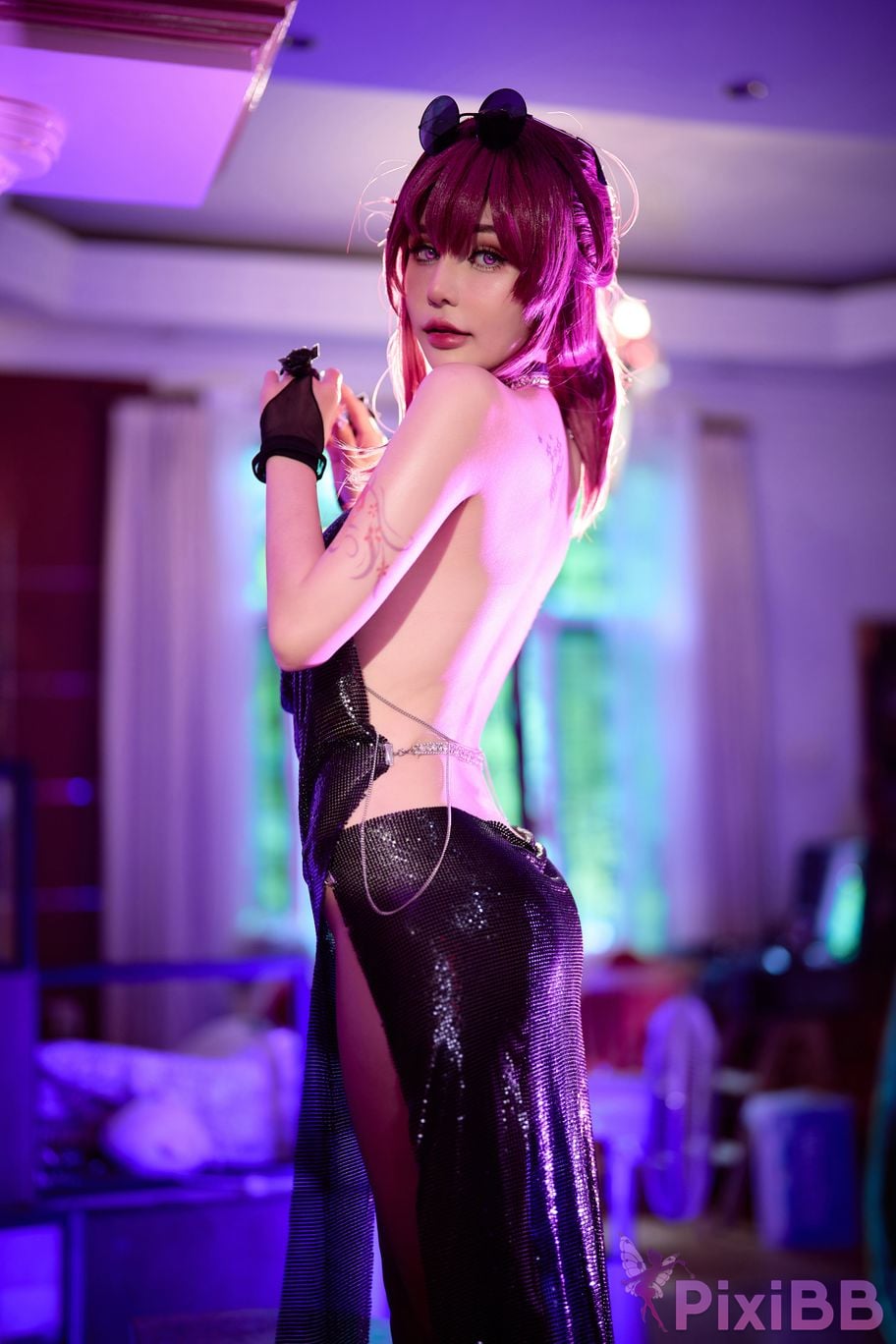 Joyce Lin2x Kafka Black Prom (Honkai Star Rail) PixiBB.COM 13