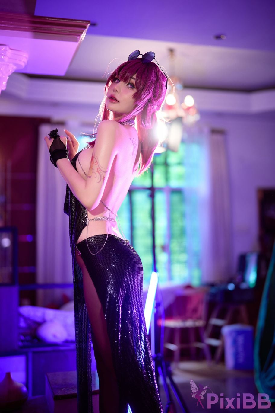 Joyce Lin2x Kafka Black Prom (Honkai Star Rail) PixiBB.COM 14