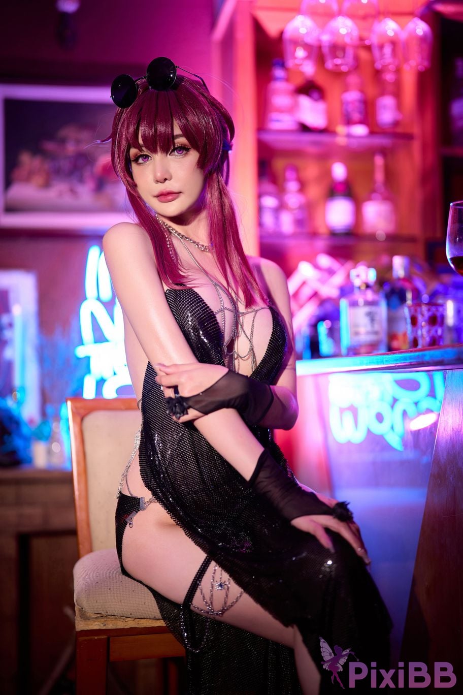 Joyce Lin2x Kafka Black Prom (Honkai Star Rail) PixiBB.COM 44