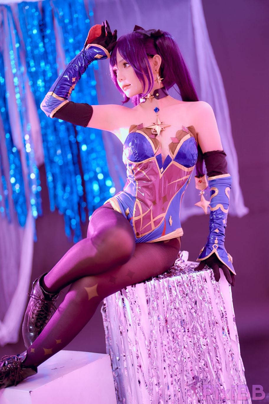 Joyce Lin2x Mona (Genshin Impact) PixiBB.COM 26