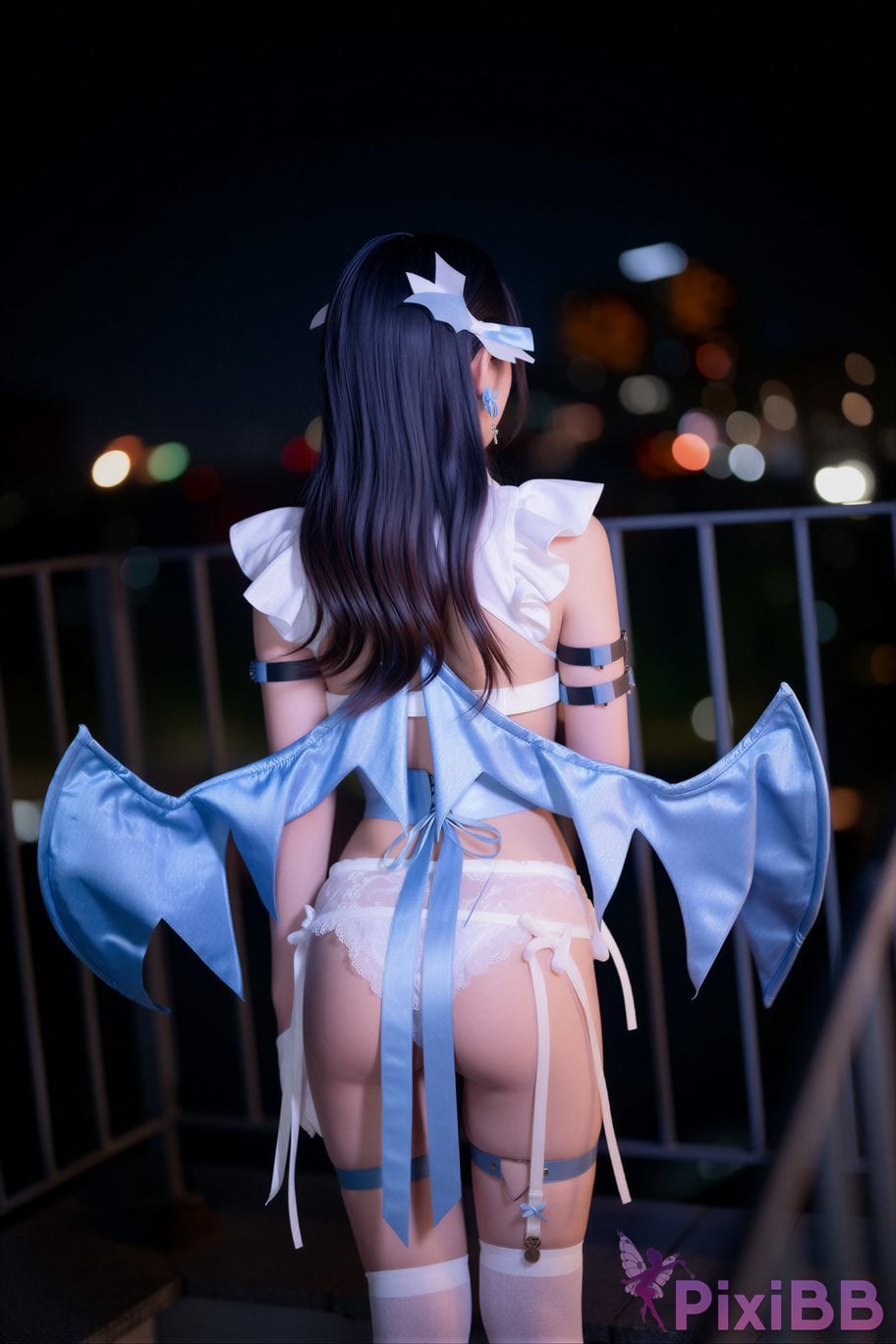 AI Enhanced BLUECAKE Yeha Your Majesty Azure Succubus PixiBB.COM 020